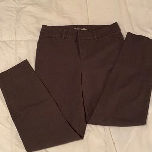 Gray high rise pixie pants